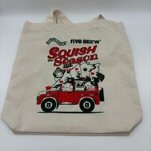 Five Below x Squishmallows 2025 Squish The Season Exclusive Holiday Tote Bag